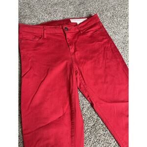 TREASURE & BOND Size 29 Red Stretch jeans Mid Rise Stretch